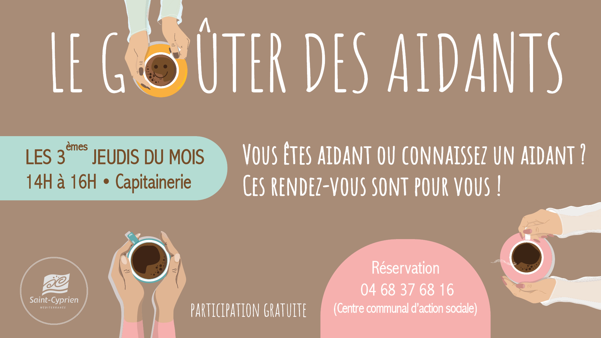 Prochain goûter des aidants jeudi 19 juin