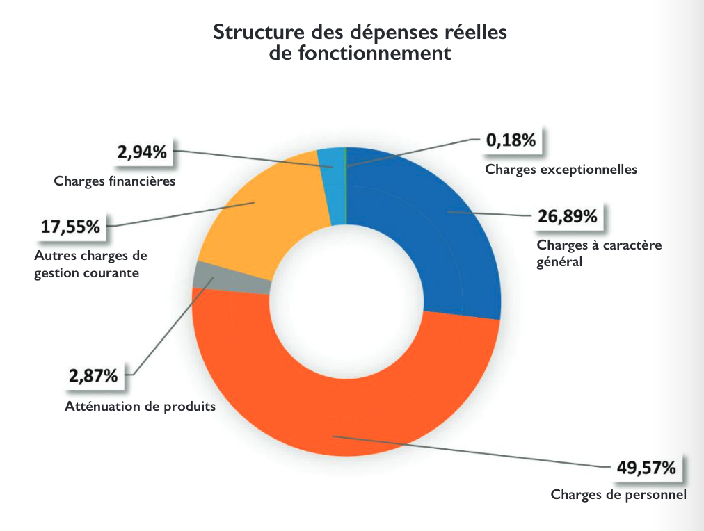 structure depenses reelles de fonctionnement