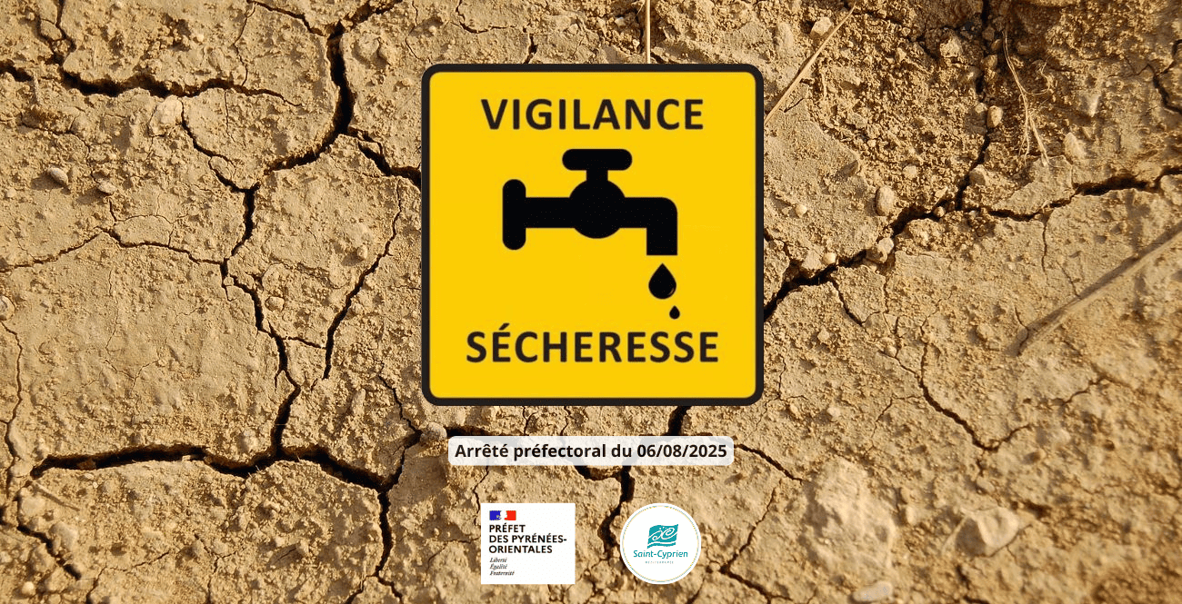 Mesures de restriction d’eau : arrêté préfectoral du 06/08/2025