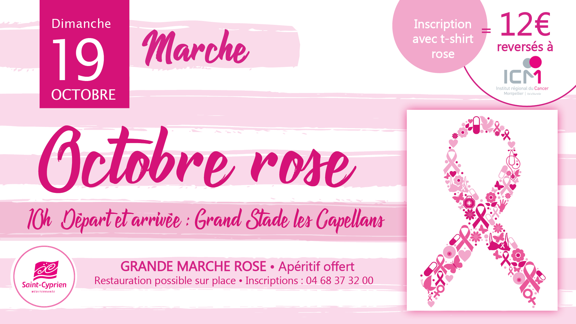 Octobre rose à Saint-Cyprien