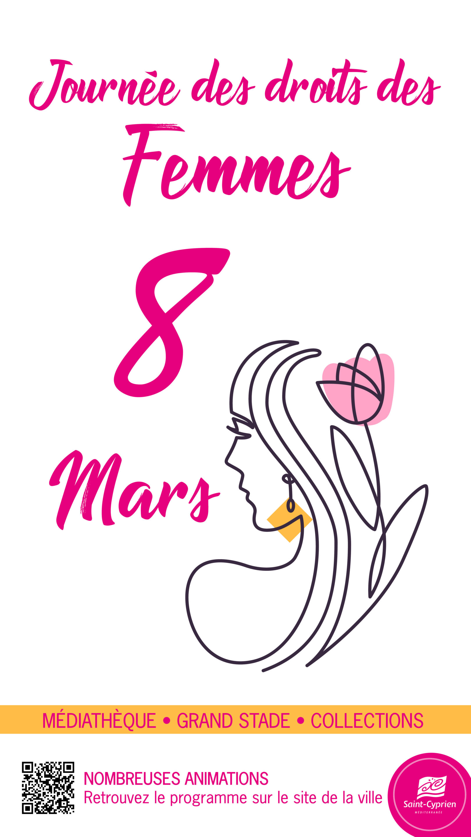 Dimanche 8 mars – Journée des droits des femmes