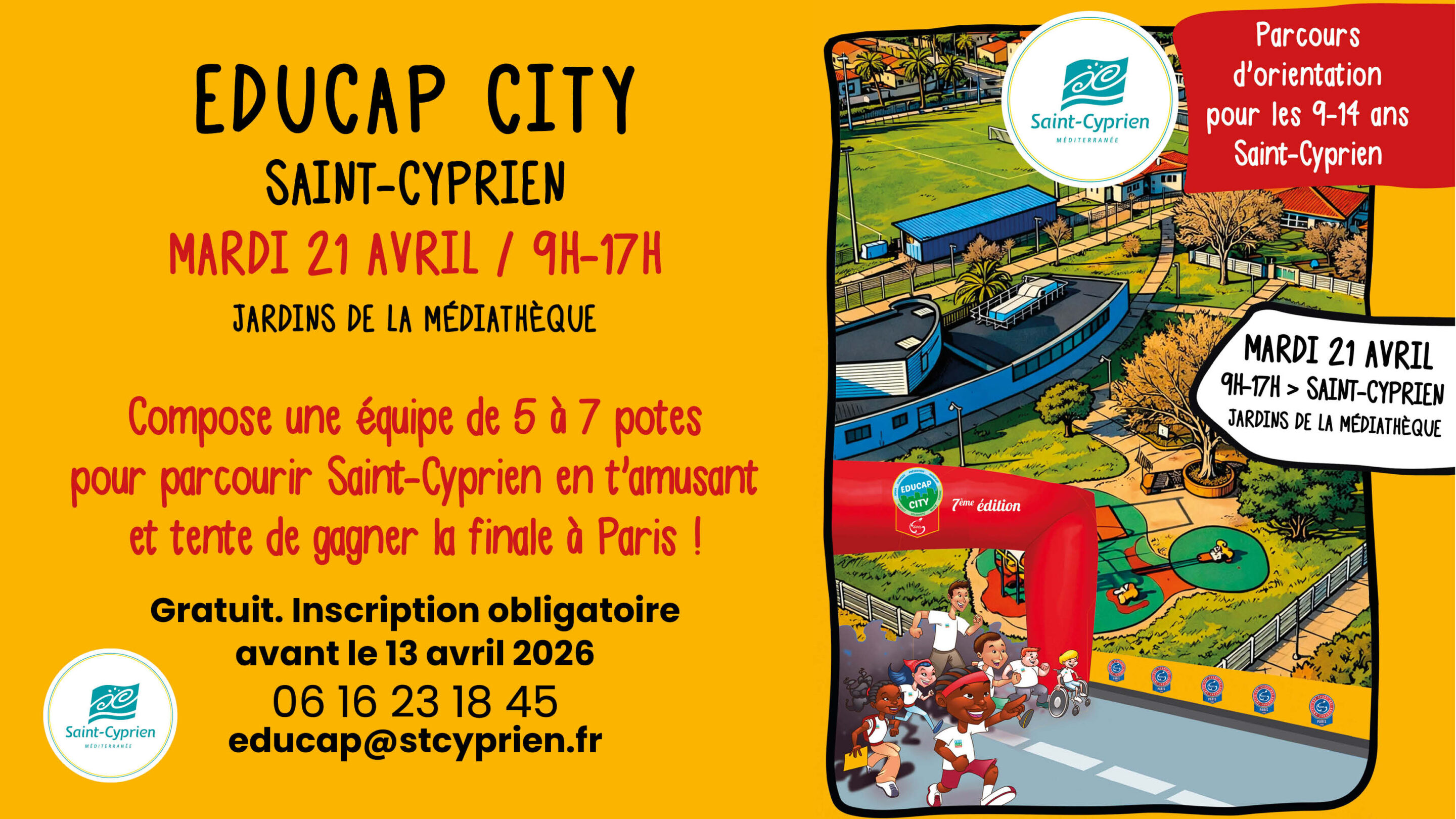 Educap city revient mardi 21 avril 2026 !
