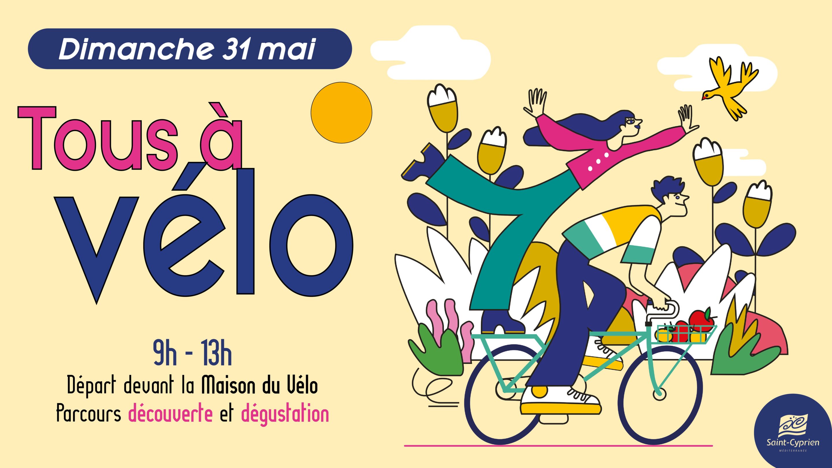 Tous à vélo dimanche 31 mai : une nouvelle façon de découvrir Sud Roussillon… au rythme de chacun