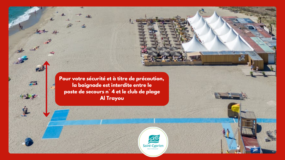Interdiction temporaire de baignade