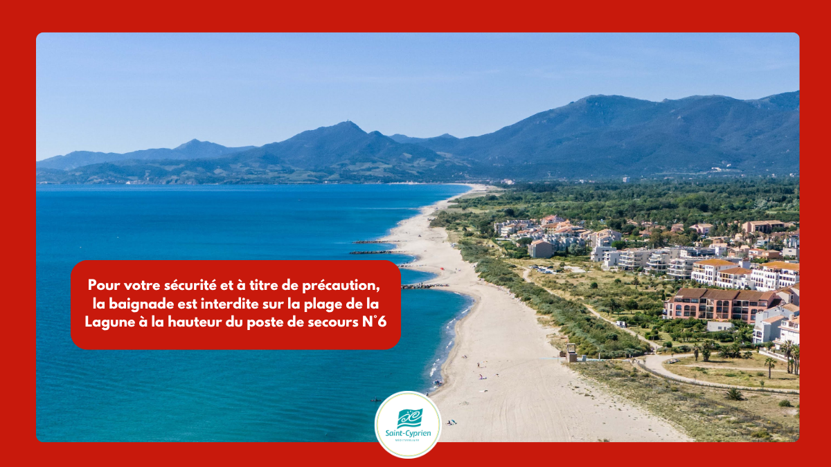Interdiction temporaire de baignade