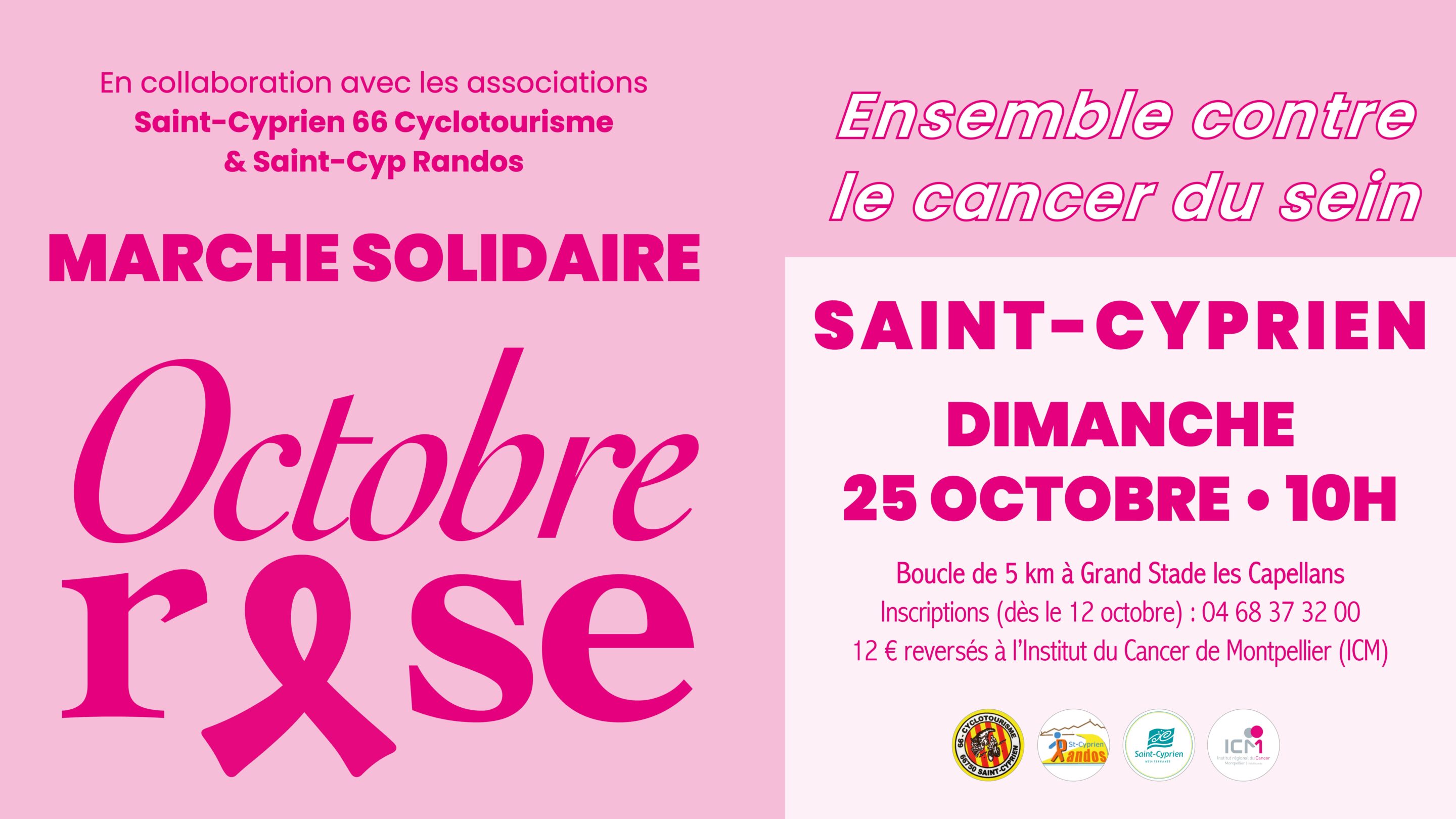 Octobre rose à Saint-Cyprien